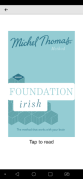 Screenshot of library app foundation Irish
