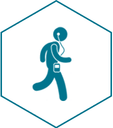 Using the Michel Thomas Language Library app to learn languages individually out when travelling.